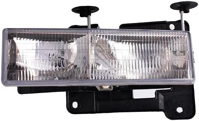 1590000 – DORMAN Headlight Assembly, OE Replacement Halogen Bulb Clear Bulb Clear Lens Single - view 2